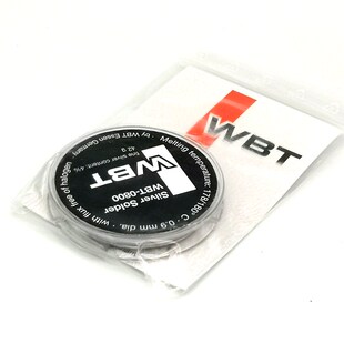 原装正品德国WBT-0800 0.9mm含银4% DIY音响线材专用焊接条焊锡丝