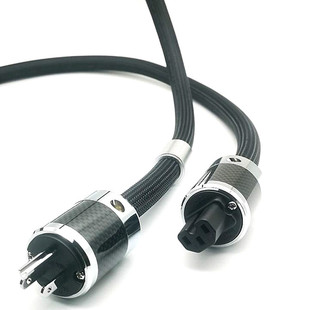古河PS-950发烧级电源线国标HiFi欧标音响功放CD连接线美标插头