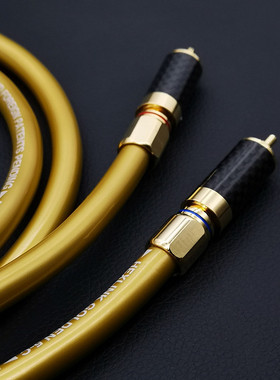 CARDAS/卡达斯无氧铜发烧级音响音频信号线双RAC插头莲花过机线