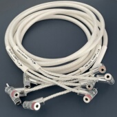 亚适7NOCC单晶铜镀纯银发烧枪型香蕉头音响线HiFi功放胆机喇叭线