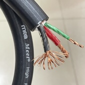 8N方芯铜HiFi发烧音响功放胆机后级电源线散线 meet 美国MCA