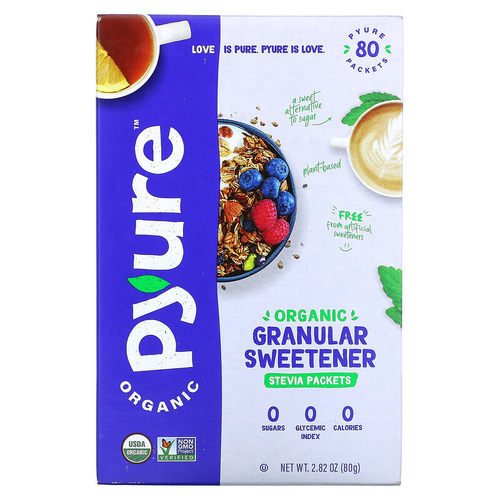 Pyure美国天然无麸颗粒甜叶菊Organic Stevia零热量低GI植物代糖