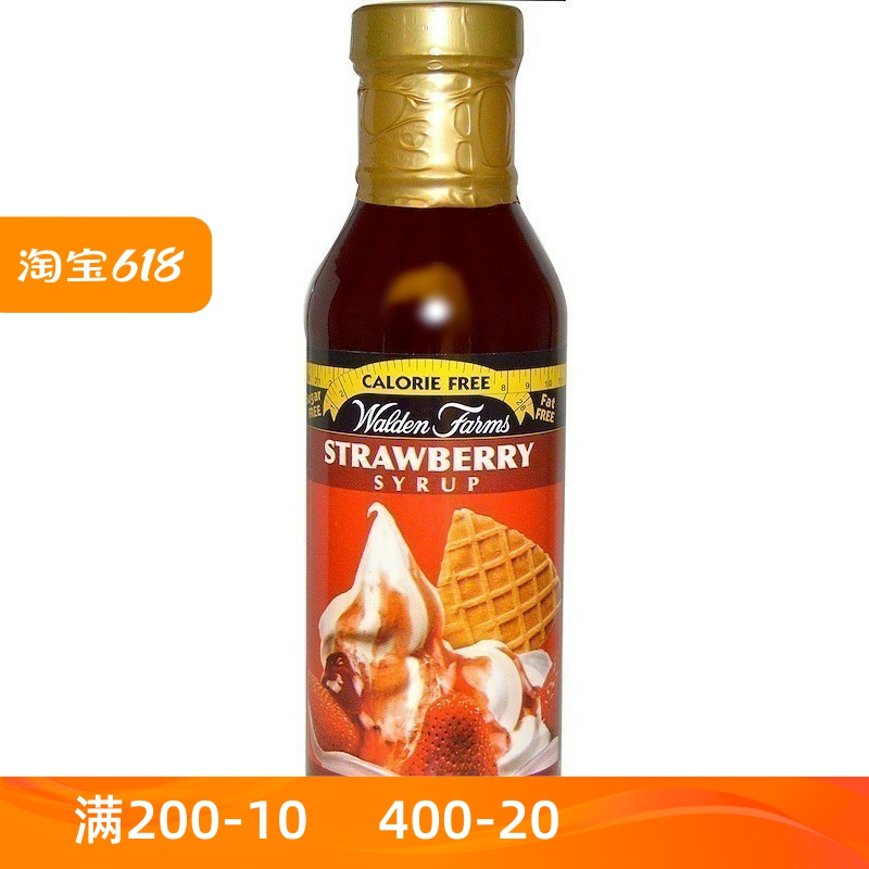 美国Walden Farms Pancake Syrup无麸煎饼糖浆零卡无糖无脂肪低G1