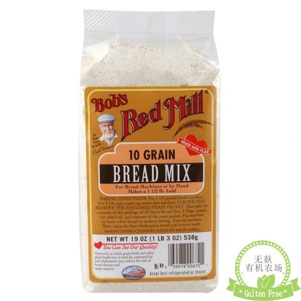 Bob's Red Mill Grain Bread MixÃÀ¹úºìÄ¥·»10ÖÖ¹ÈÎïÃæ°ü·Ûºæ±º