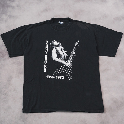 Ozzy乐队人像印花宽松短袖致敬