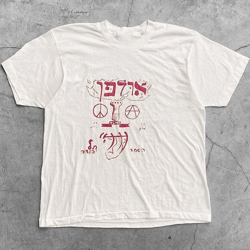 新款ins超火潮牌高街印花短袖t恤