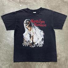 玛丽莲曼森Marilyn Manson重金属哥特摇滚美式复古VTG高街短袖T恤