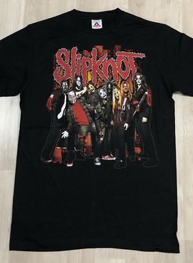 活结乐队slipknot短袖T恤男女情侣款ins超火潮牌半袖oversize纯棉