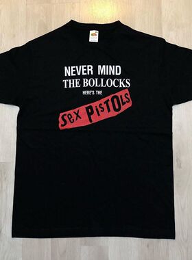 Sex Pistols性手枪朋克摇滚乐队oversize高街休闲潮牌纯棉短袖T恤