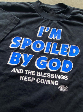 GOD印花字母创意宽松质感短袖男女欧美潮牌OS高街休闲纯棉T恤男