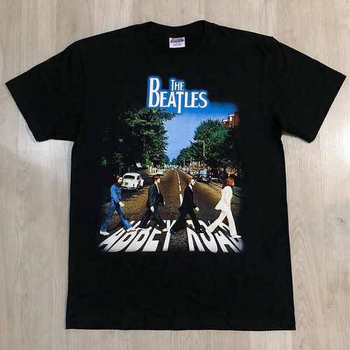 TheBeatles摇滚高街复古纯棉t恤