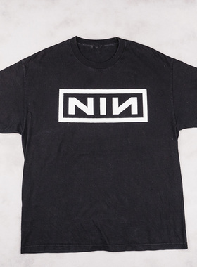 Nine Inch Nails九寸钉乐队工业摇滚美式复古vibe街头潮牌短袖T恤