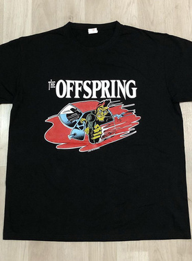 The Offspring后裔乐队美式复古朋克摇滚短袖vibe高街潮牌纯棉T恤
