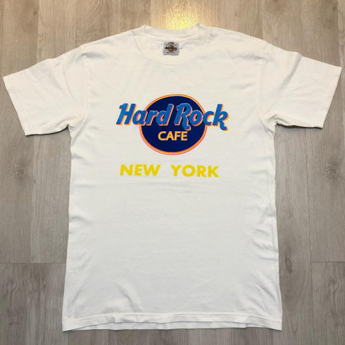 Hard Rock硬摇滚美式复古vibe高街休闲潮牌百搭短袖T恤男女情侣款