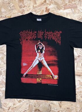 Cradle Of Filth污秽摇篮乐队重金属高街cec复古摇滚短袖男女T恤