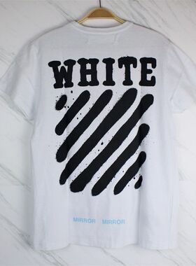 2025当季新款ins超火潮牌FOG短袖T恤男女情侣款oversize高街休闲