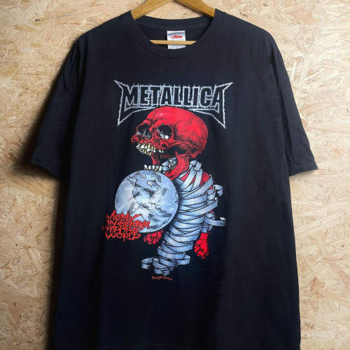 METALLICA金属乐队复古短袖T恤
