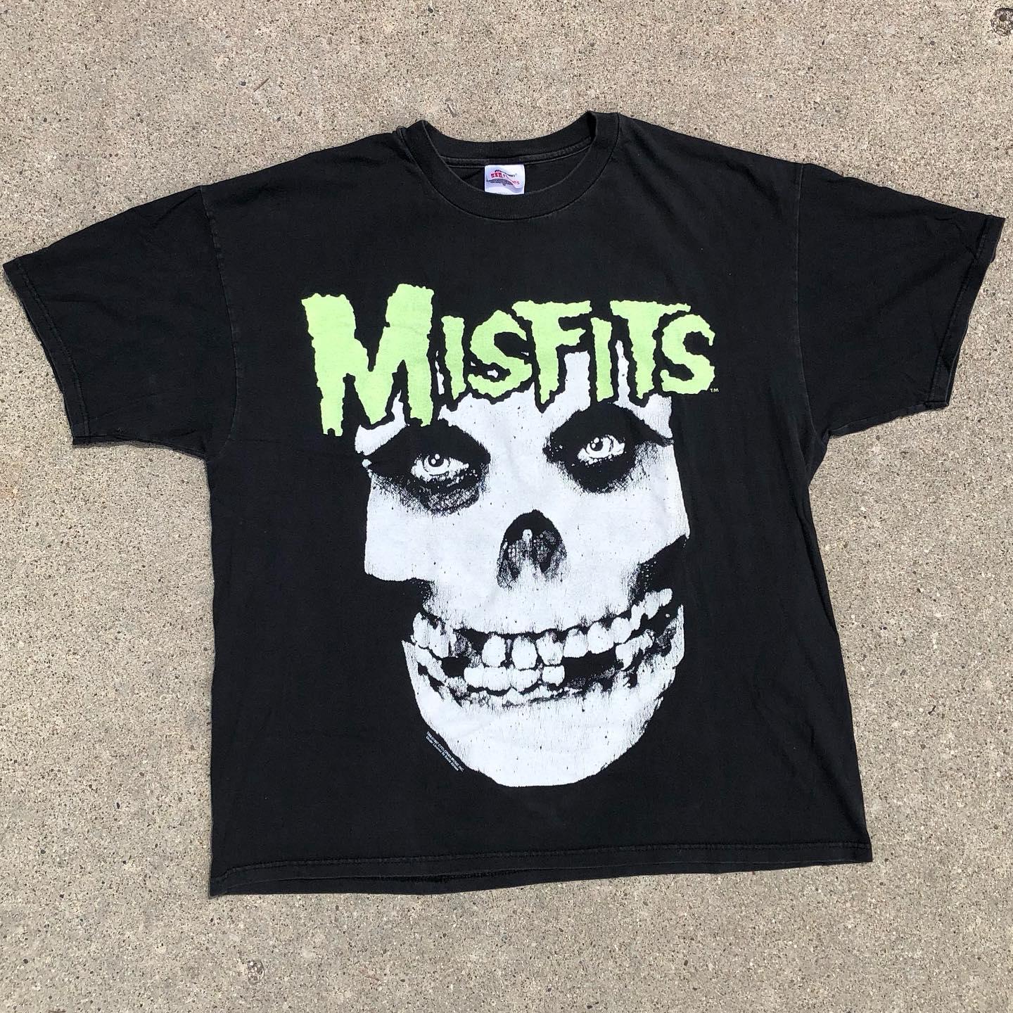 THEMISFITS经典朋克乐队美式T恤