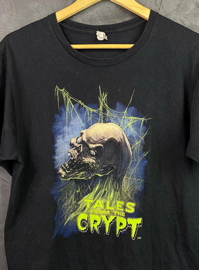 魔界奇谭TALES CRYPT短袖T恤男女情侣款ins超火潮牌oversize高街