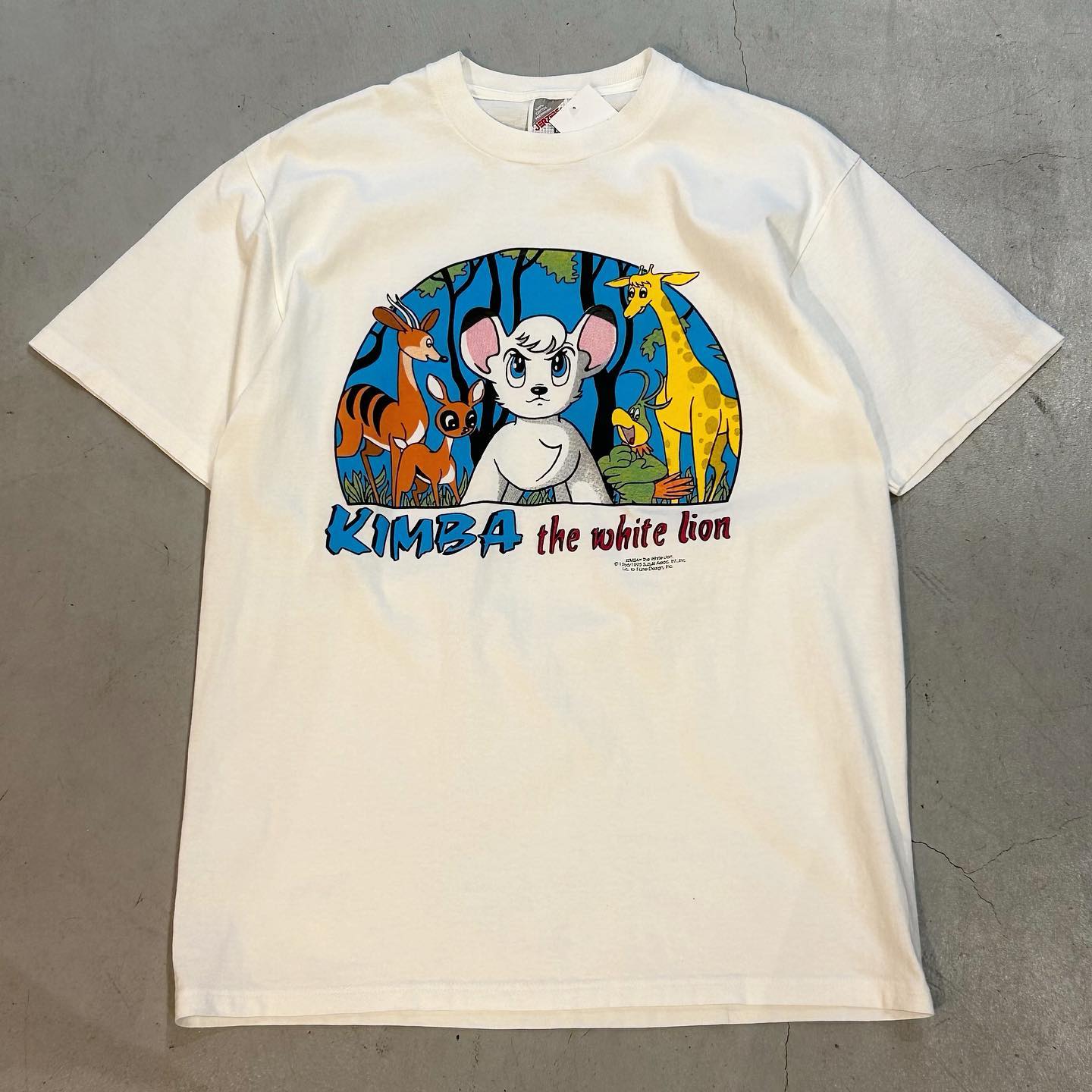 印花短袖T恤KimbatheWhiteLion棉