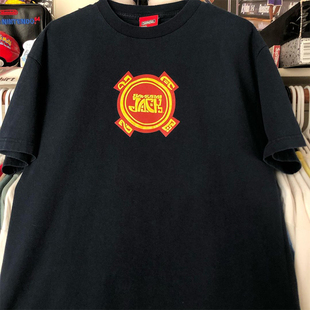 Samurai Jack武士杰克日系复古短袖男女cityboy潮流落肩款纯棉T恤