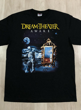 Dream Theater梦剧场乐队金属美式复古短袖vintage高街潮牌T恤男