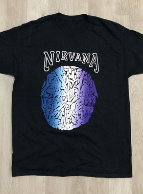 NIRVANA涅槃乐队美式复古摇滚vtg高街休闲潮牌短袖T恤男女情侣装