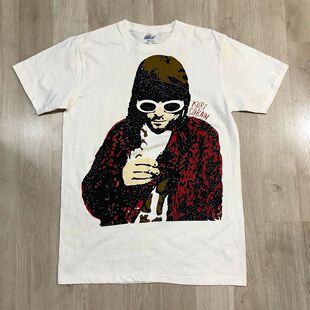 Nirvana涅槃乐队摇滚周边印花短袖男美式复古VTG高街潮牌纯棉t恤