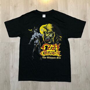 Ozzy Osbourne奥兹奥斯朋欧美复古vibe痞帅高街潮牌男女短袖T恤棉