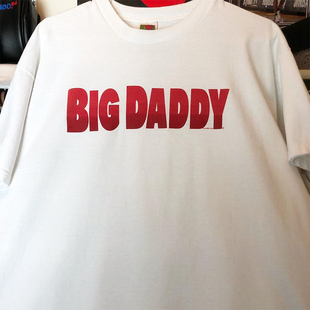 Big CleanFit高街休闲纯棉t恤男女 Daddy小众潮牌简约字母印花短袖