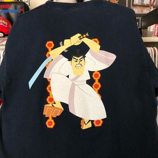 SAMURAI短袖T恤男女情侣装ins超火潮牌半袖oversize高街休闲纯棉