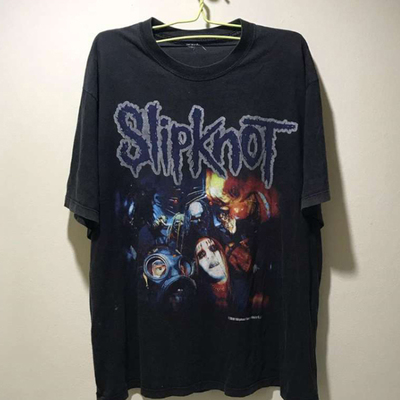 ins重金属宽松纯棉印花短袖t恤