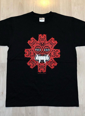Red Hot Chili Peppers红辣椒乐队摇滚美式复古vibe高街短袖T恤男