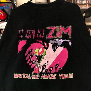 外星入侵者INVADER ZIM短袖趣味周边质感纯棉男女情侣款潮流T恤