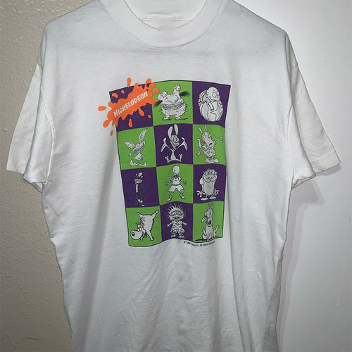 Nickelodeon卡通印花纯棉T恤男