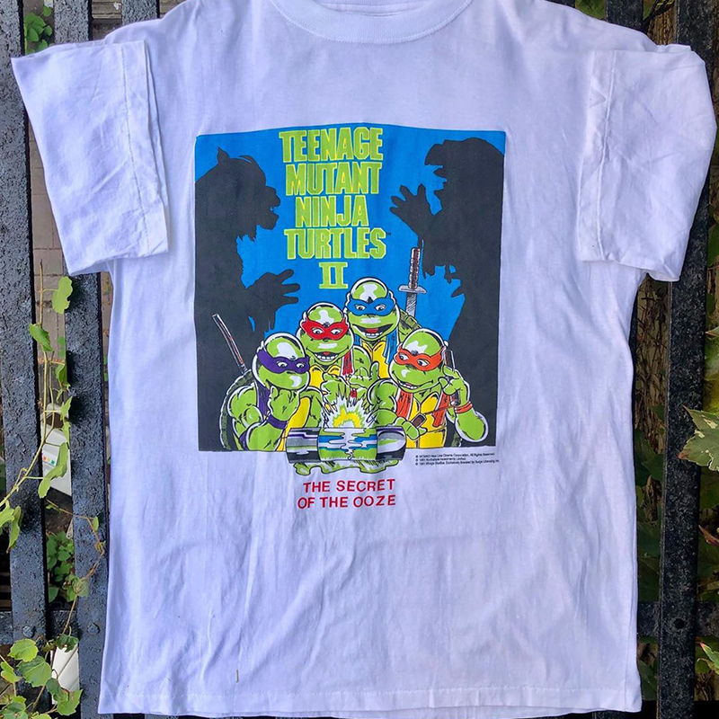 忍着神龟卡通动漫印花短袖T恤