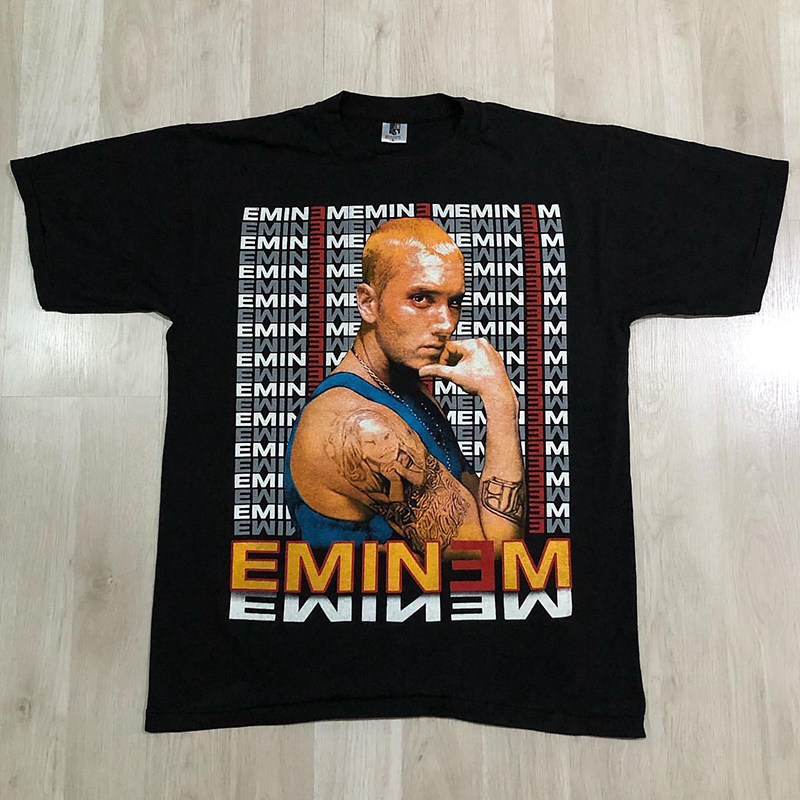 埃米纳姆短袖美式复古嘻哈T恤