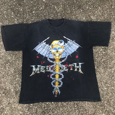 Megadeth重金属乐队摇滚短袖T恤
