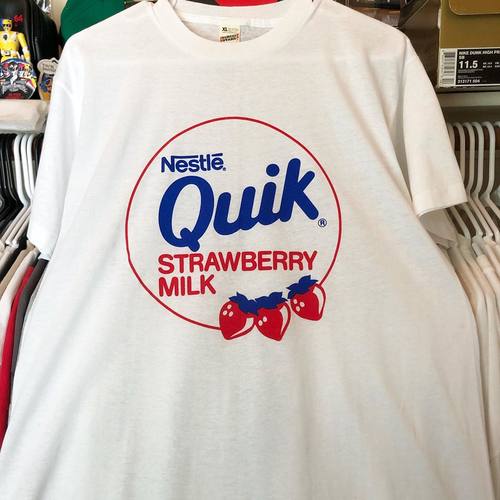 QUIK趣味印花短袖T恤美式休闲