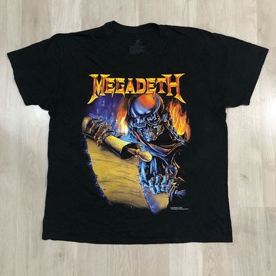 Megadeth麦格帝斯VTG高街短袖T恤