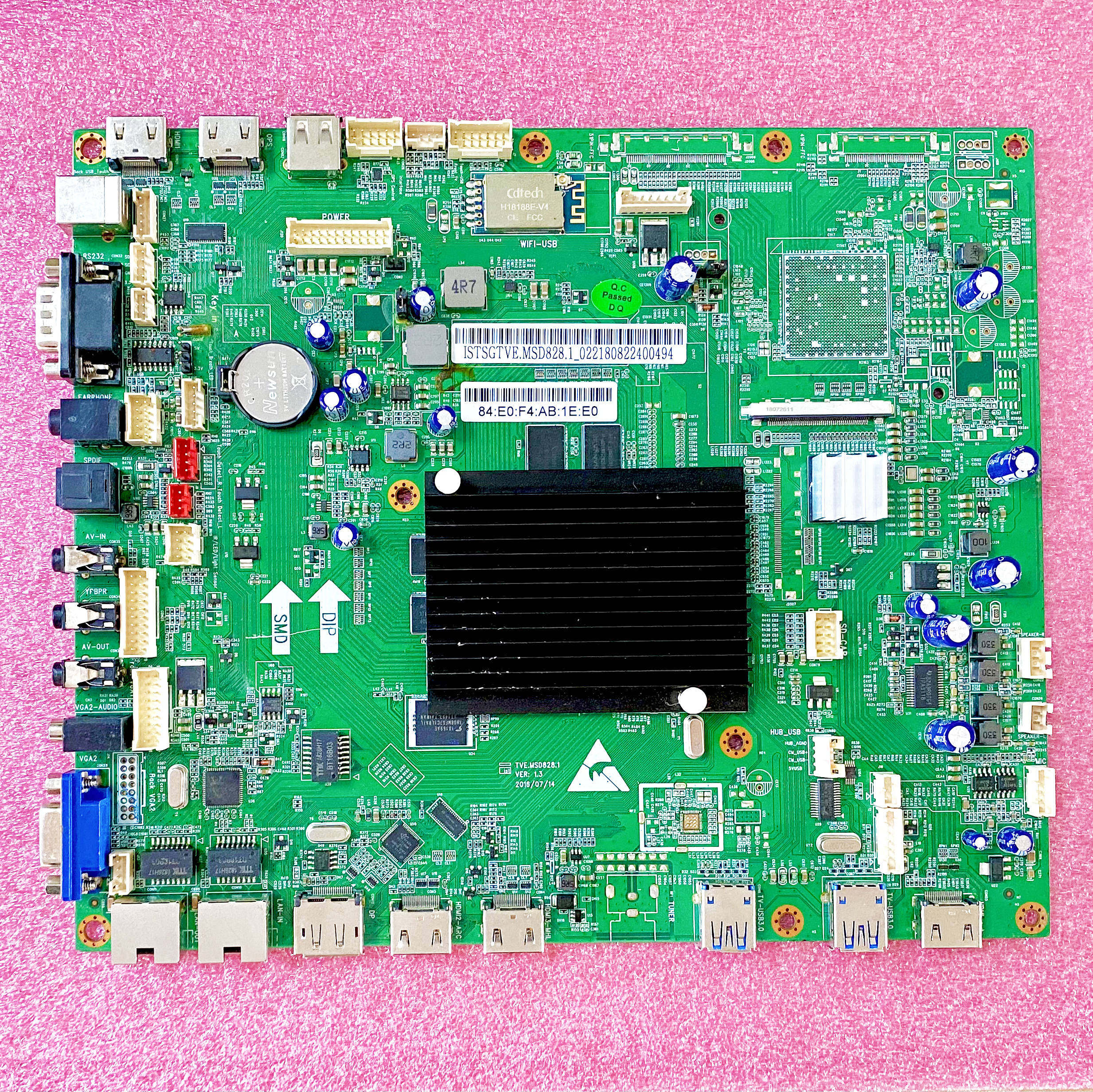 海尔HT-75N68TB一体机 主板TVE.MSD828.1/ISTSGTVE.MSD828.1 原装