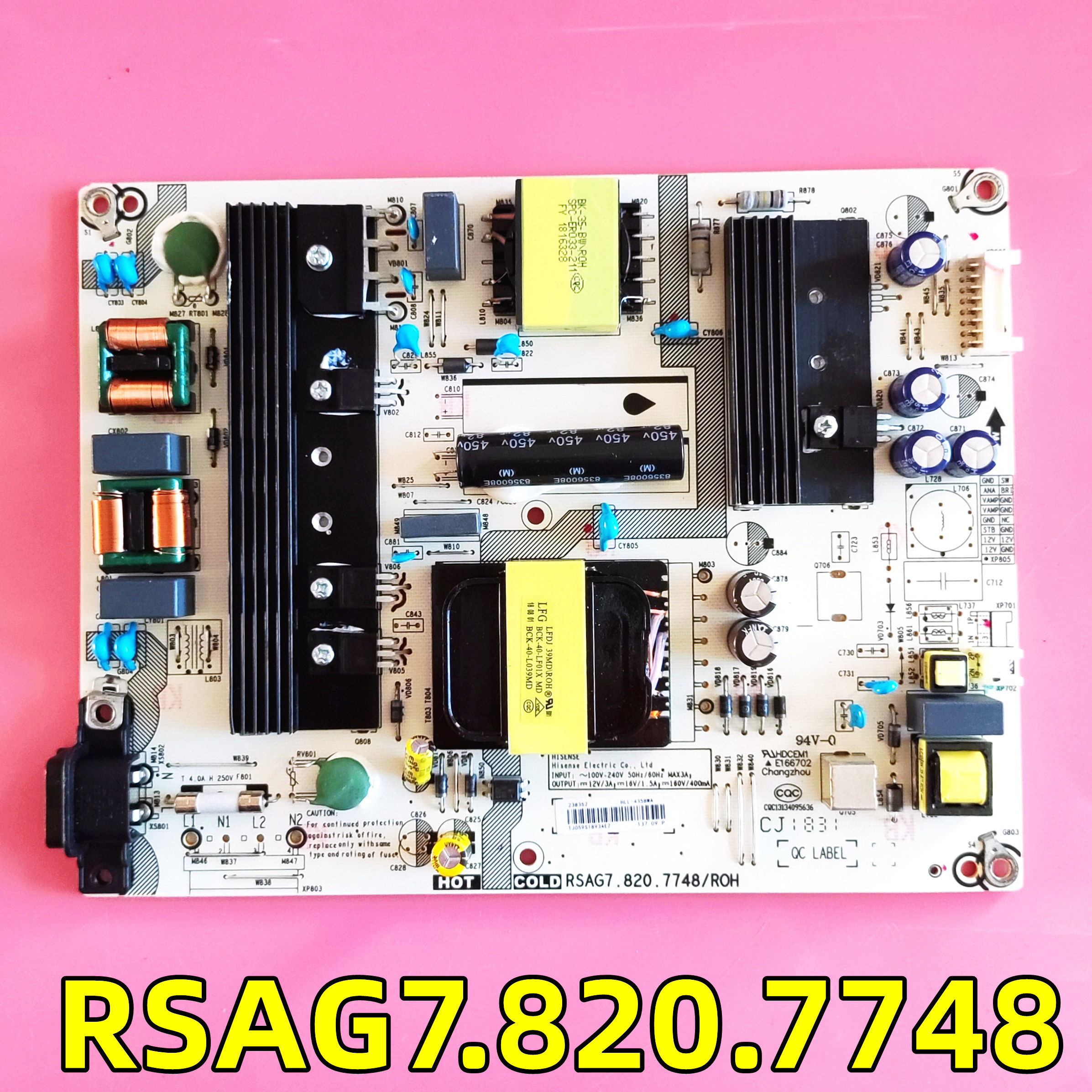 原装海信hz55a55/a65 h55e3a hz50a511电源板rsag7.820.7748
