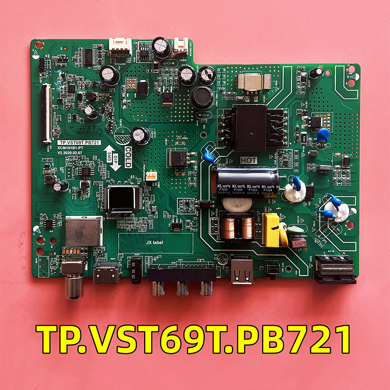 原装液晶电视主板TP.VST69T.PB721 XCM101B1-PT 实拍现货测试发出
