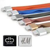 DEZHI 铝扣加厚热转印挂绳工作牌挂带工牌定制logo胸牌胸卡吊牌印字工卡校牌挂脖厂牌工作证挂绳2206