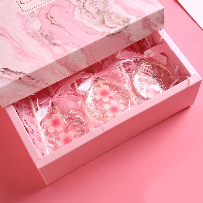 樱花棒棒糖果星空海洋之心高颜值网红礼盒装七夕六一圣诞元旦礼物