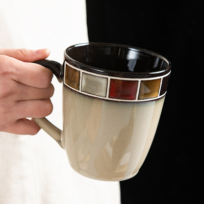 大容量欧式风轻奢家用精致马克杯