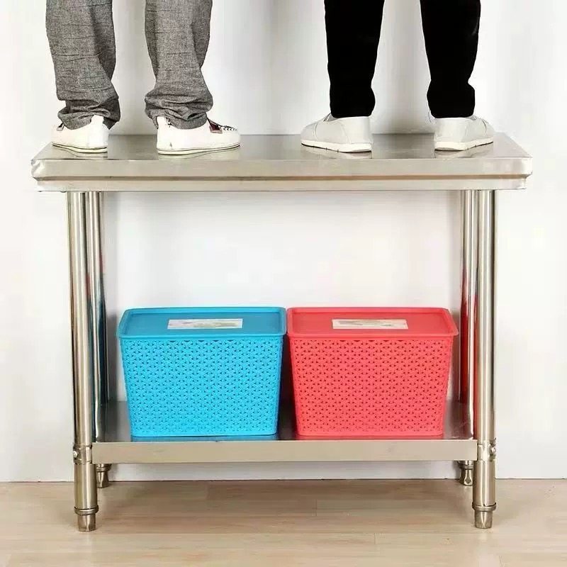 食品级加厚304工作台双层工作台