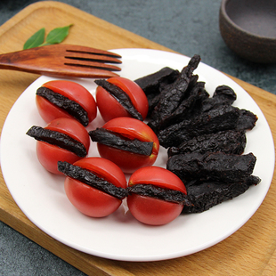 无核乌梅条番茄乌梅条500g李梅肉梅干夹番茄水果脯杭州老味道蜜饯