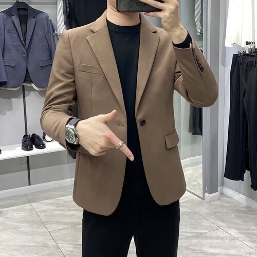Lilanz/利郎休闲西装2026春秋季新款男士小西服上衣青年潮流百搭