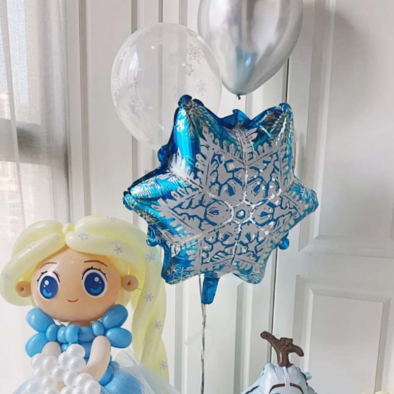 冰雪奇缘大雪花铝膜气球
